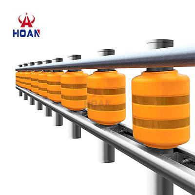 Roadway Traffic Safe Rolling Type Safety Crash Barrier Eva Highway Safety Roller Guardrail