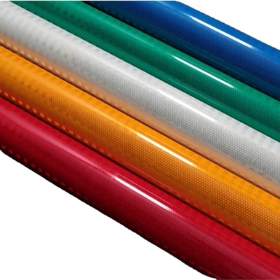 Vinyl Mylar Highly Roll Sheeting Self Adhesive Printing Sheet Pvc Stripe Warning Traffic Signs Engineering Grade Reflective Film