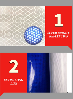 Vinyl Mylar Highly Roll Sheeting Self Adhesive Printing Sheet Pvc Stripe Warning Traffic Signs Engineering Grade Reflective Film