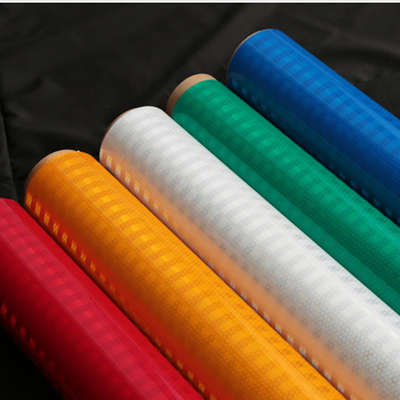 Warning Post High Intensity Lattice Diamond Retro-reflective Tape Column Engineering 3m Engineer Grade Reflective Film Sheeting