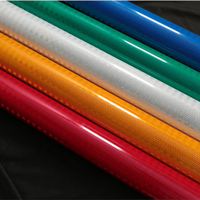Warning Post High Intensity Lattice Diamond Retro-reflective Tape Column Engineering 3m Engineer Grade Reflective Film Sheeting