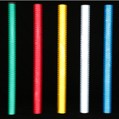 Warning Post High Intensity Lattice Diamond Retro-reflective Tape Column Engineering 3m Engineer Grade Reflective Film Sheeting