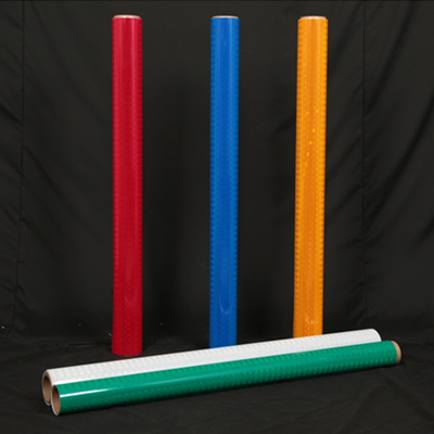 Warning Post High Intensity Lattice Diamond Retro-reflective Tape Column Engineering 3m Engineer Grade Reflective Film Sheeting