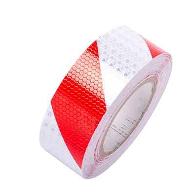 Red White Yellow Safety High Visibility Road 55mm Truck Warning Adhesive for Car Sticker Marking Reflective Tape