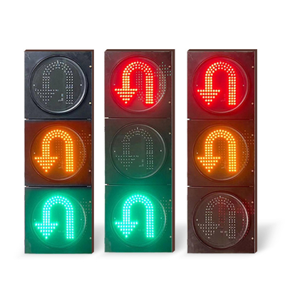 Three Color 12V LED Traffic Signal Light Red Green Lights Intelligent Countdown Timer Arrow IP65 Traffic Warning Product Sale
