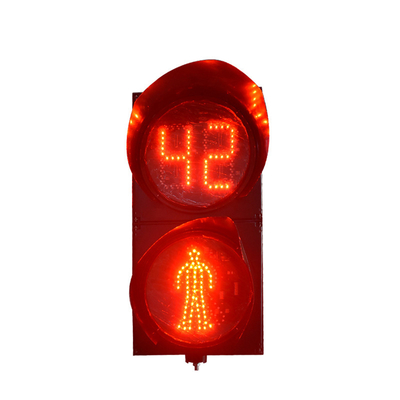 Intelligent LED Traffic Signal Light 10-24V Rome Pedestrian and Countdown Traffic Light  200mm 300mm on Sale