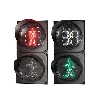 CE RoHS 200mm 300mm 400mm Red Green Yellow LED Solar Power Traffic Signal Light System Include Countdown Timer Arrow