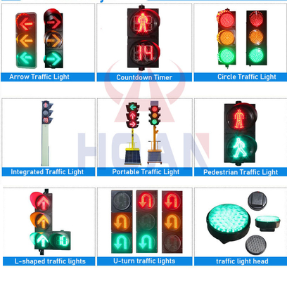 Wholesale Customization 12V /8W Mobile Solar Powered Traffic Light Solar Temporary Traffic Signal Light With Touch Screen