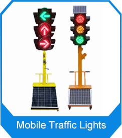 Wholesale Customization 12V /8W Mobile Solar Powered Traffic Light Solar Temporary Traffic Signal Light With Touch Screen