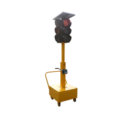 Wholesale Customization 12V /8W Mobile Solar Powered Traffic Light Solar Temporary Traffic Signal Light With Touch Screen