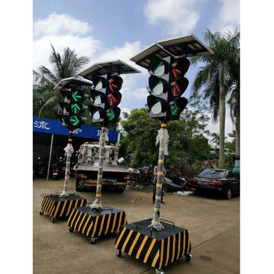 Manufacturer Price 200mm 300mm Pedestrian Crossing Solar Traffic Light Philippine Portable Traffic Light