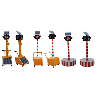 12V Solar Portable Traffic Light Remote Control Traffic Light PC Traffic Light Trailer