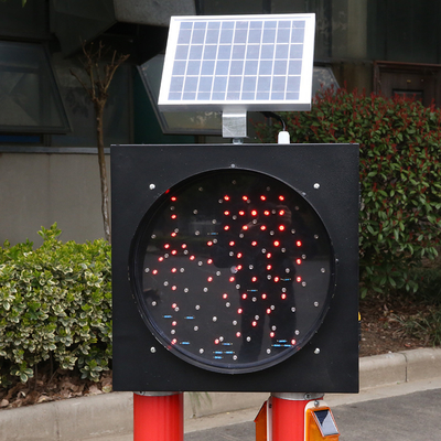 Factory Wholesale Solar Powered Warning Traffic Lights Traffic Safety LED Strobe High Speed Anti-fog Yellow Flashing Light
